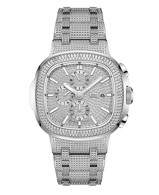 Jbw Men's Diamond (1/5 ct. t.w.) Watch in Stainless-steel 48mm