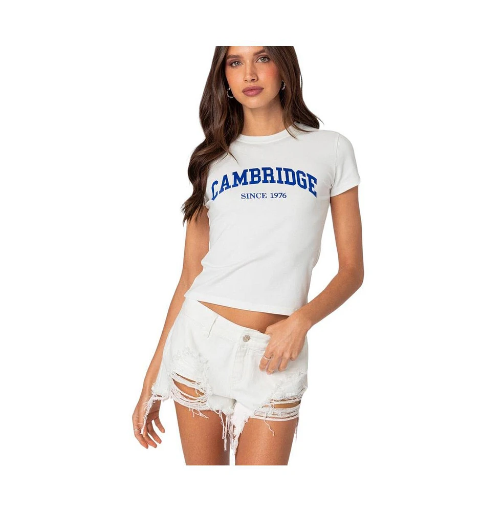 Edikted Women's Cambridge T Shirt