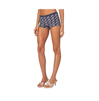 Edikted Women's Flower Power Micro Shorts