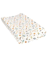 Trend Lab Jungle Friends Deluxe Flannel Changing Pad Cover by