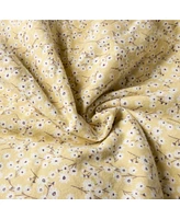 Trend Lab Golden Daisies Deluxe Flannel Fitted Crib Sheet by