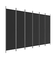 vidaXL 6-Panel Room Divider 118.1"x78.7" Fabric