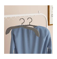 vidaXL Extendable Clothes Hangers 5 pcs Gray