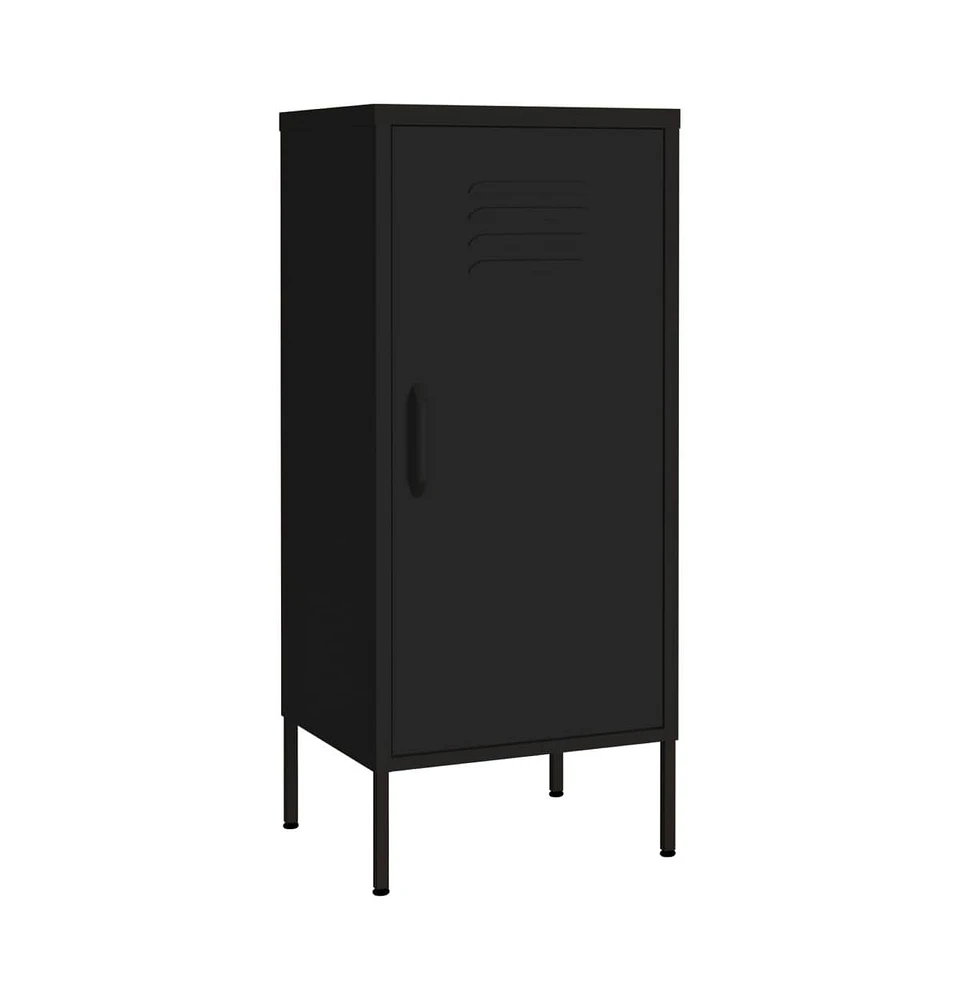 vidaXL Storage Cabinet 16.7"x13.8"x40" Steel