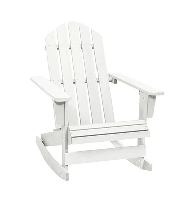 vidaXL Patio Rocking Chair Wood