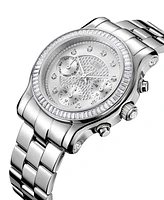 Jbw Women's Laurel Diamond (1/10 ct.t.w.) Stainless Steel Watch