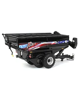 Spec Cast 1/64 Black J&M 1112 X-Tended Reach Grain Cart w/ Duals & American Flag