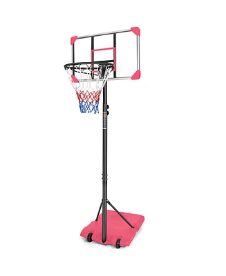 Simplie Fun Youth Height Adjustable Basketball Hoop