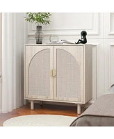 2 Door Cabinet, Suitable For Bedroom, Living Room, Study
