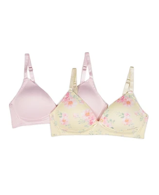 Tahari Girls Multi-Pack Molded Wireless Training Bra