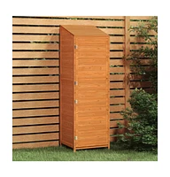 vidaXL Garden Shed 21.7"x20.5"x68.7" Solid Wood Fir