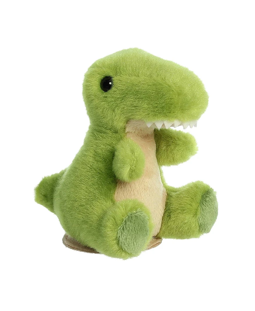 Aurora Mini Chomp T-Rex Shoulderkins Adorable Plush Toy Green 4.5"