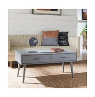 Safavieh Mozart Mid Century 2 Drawer Coffee Table