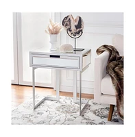 Safavieh Lilo 1 Drawer Mirrored Accent Table