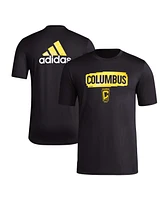 Adidas Men's Black Columbus Crew Local Pop Aeroready T-Shirt