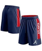 Fanatics Men's Navy Atlanta Braves Win The Match Defender Shorts