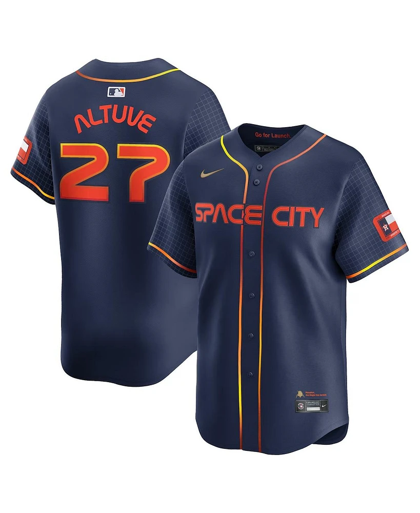 Nike Men's Jose Altuve Gray Houston Astros Away Limited Player Jersey