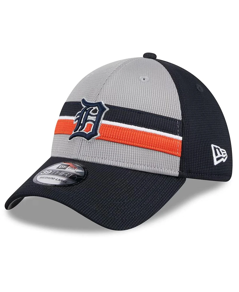 New Era Men's Gray Detroit Tigers 2024 Batting Practice 39THIRTY Flex Hat