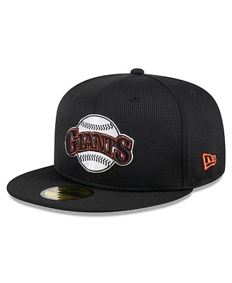 New Era Men's Black San Francisco Giants 2024 Batting Practice 59FIFTY Fitted Hat