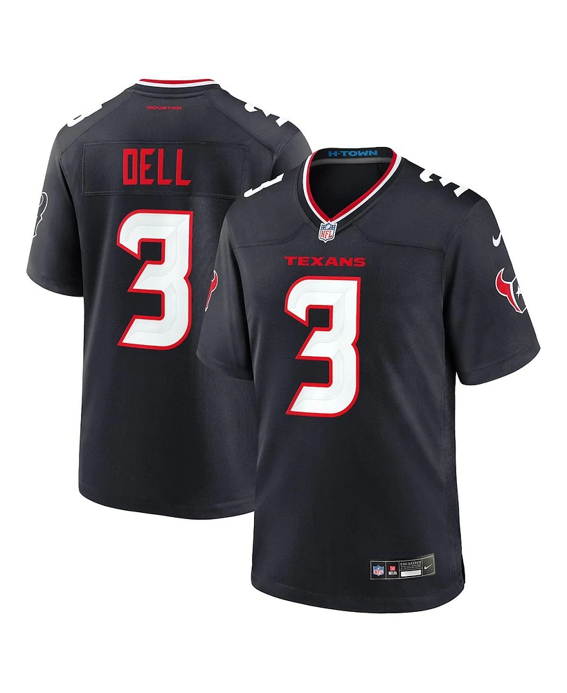 Nike Men's Tank Dell Navy Houston Texans Game Jersey