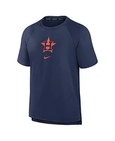 Nike Men's Navy Houston Astros Authentic Collection Pregame Raglan Performance T-Shirt