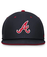 Nike Men's Navy Atlanta Braves Primetime Pro Performance Snapback Hat