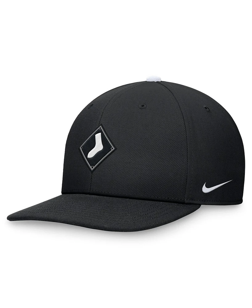 Nike Men's Black Chicago White Sox City Connect Pro Snapback Hat