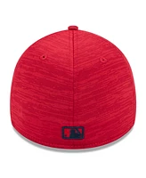 New Era Men's Red Washington Nationals 2024 Clubhouse 39THIRTY Flex Fit Hat