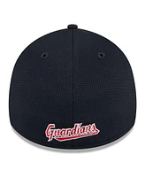 New Era Men's White Cleveland Guardians 2024 Batting Practice 39THIRTY Flex Hat