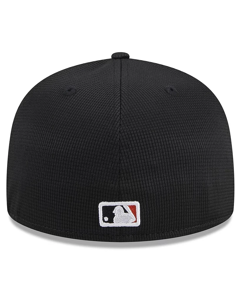 New Era Men's Black San Francisco Giants 2024 Batting Practice 59FIFTY Fitted Hat