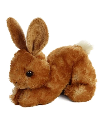 Aurora Small Bitty Bunny Mini Flopsie Adorable Plush Toy Brown 8"