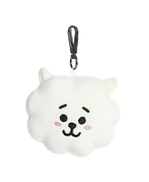 Aurora Mini Rj Keychain BT21 Lovable Plush Toy White 4"