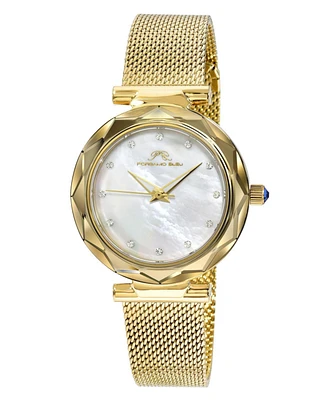 Hazel Stainless Steel Gold Tone Women's Watch 1271BHAS