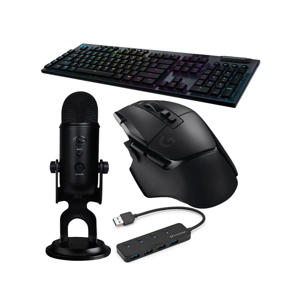 Logitech G G915 Lightspeed Wireless Rgb Mechanical Gaming Keyboard Bundle