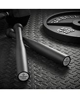 Philosophy Gym Lb Indian Clubs Pair- Weighted Steel Exercise Club Bells Set, Arm Strength Trainer