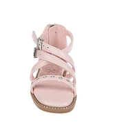 Vince Camuto Toddler Girl's Gladiator Sandal with Encased Rhinestones Polyurethane Sandals