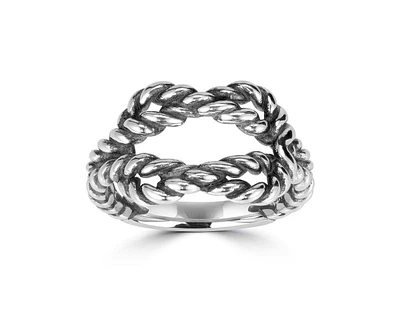 American West Jewelry Sterling Silver Lasso Love Knot Ring, Size 5 - 8