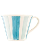 Belleek Pottery Flared Striped Mug