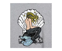 Hybrid Apparel Trendy Juniors Mermaid Graphic Oversized Tee