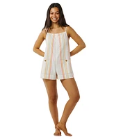 Rip Curl Juniors' Classic Surf Stripe Cotton Romper