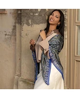 Ambra - Large Silk Scarf Shawl for Women