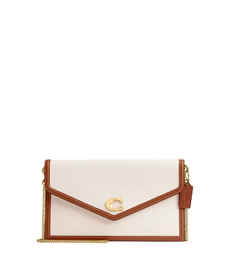 Coach Essentials Small Canvas Crossbody Clutch