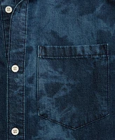 Mode of One Men's Relaxed-Fit Denim Shirt, Created for Macy's