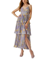 Astr the Label Women's Zaida Pleated Maxi Dress