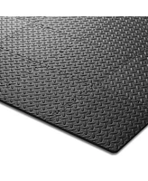 Philosophy Gym Pack of 36 Exercise Flooring Mats - 12 x 12 Inch Foam Rubber Interlocking Puzzle Floor Tiles