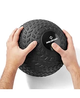 Philosophy Gym Slam Ball, 20 Lb - Weighted Fitness Medicine Ball with Easy Grip Tread