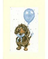 Bothy Threads Greeting Card - Welcome Little Sausage XGC33 Counted Cross Stitch Kit - Assorted Pre