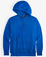 Charter Club Women's Solid 100% Cashmere Hooded Sweater, Regular & Petites, Created for Macy's