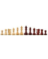 Bobby Fischer Ultimate Chess Pieces, Redwood and Boxwood, 3.75 Inch King