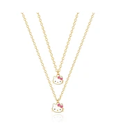 Hello Kitty Sanrio Duo Necklace Set – One Large, One Small